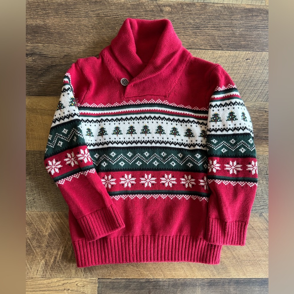 The Children’s Place Holiday Boys Christmas Festive Sweater